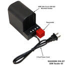 DIN Rail Mountable Heater Kit - 50W or 100W with Thermostat and Power Cord-1