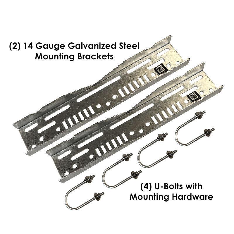 Enclosure Mounting Kit for Rohn® 25G Towers - Universal Design for Small to Medium Size Enclosures
