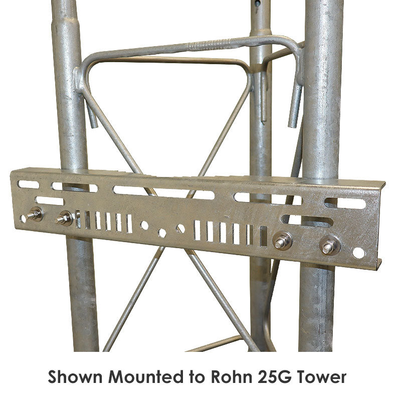 Enclosure Mounting Kit for Rohn® 25G Towers - Universal Design for Small to Medium Size Enclosures