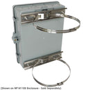 Altelix Stainless Steel Universal Pole Mount Kit with Adjustable Bands-3