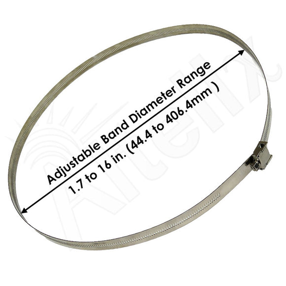 Pole Mount / Flange Mount Kit for Altelix NFC242009 & NS242012 Series NEMA Enclosures