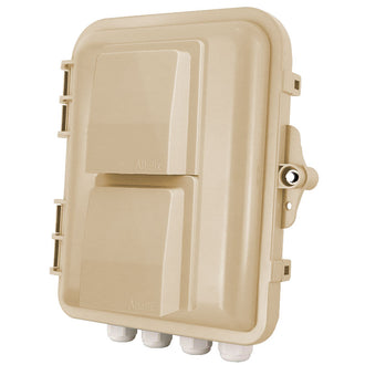 Buy light-ivory Altelix 9x8x3 PC+ABS Weatherproof Vented Utility Box NEMA Enclosure with Hinged Door and Aluminum Mounting Plate