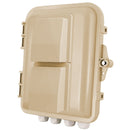 Altelix 9x8x3 Vented PC+ABS RF Transparent Outdoor WiFi Enclosure with No-Drill PVC Equipment Mounting Plate-3