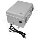 Altelix 12x9x7 Polycarbonate + ABS NEMA 4X Enclosure with Aluminum Equipment Mounting Plate, 120 VAC Outlets & Power Cord-4