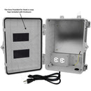 Altelix 12x9x7 Polycarbonate + ABS NEMA 4X Enclosure with Aluminum Equipment Mounting Plate, 120 VAC Outlets & Power Cord-3