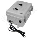 Altelix 12x9x7 Polycarbonate + ABS Vented RF Transparent Outdoor WiFi Enclosure with 120 VAC Outlets & Power Cor-4