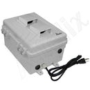 Altelix 12x9x7 Polycarbonate + ABS Vented RF Transparent Outdoor WiFi Enclosure with 120 VAC Outlets & Power Cor-5