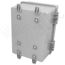 Altelix 12x9x7 Polycarbonate + ABS Vented RF Transparent Outdoor WiFi Enclosure with Cooling Fan, 120 VAC Outlets & Power Cord-7