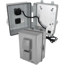 Altelix 12x9x7 PC+ABS Weatherproof Vented Utility Box NEMA Enclosure with 120VAC Cooling Fan, Power Terminal & Power Cord-1