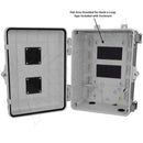 Altelix 12x9x7 Polycarbonate + ABS Vented RF Transparent Outdoor WiFi Enclosure-3