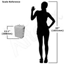 Altelix 12x9x7 Polycarbonate + ABS NEMA 4X RF Transparent Outdoor WiFi Enclosure with No-Drill PVC Equipment Mounting Plate-10