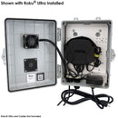 Altelix Weatherproof Enclosure with Cooling Fan, 120VAC Outlet and Power Cord for Roku¬Æ Ultra-1