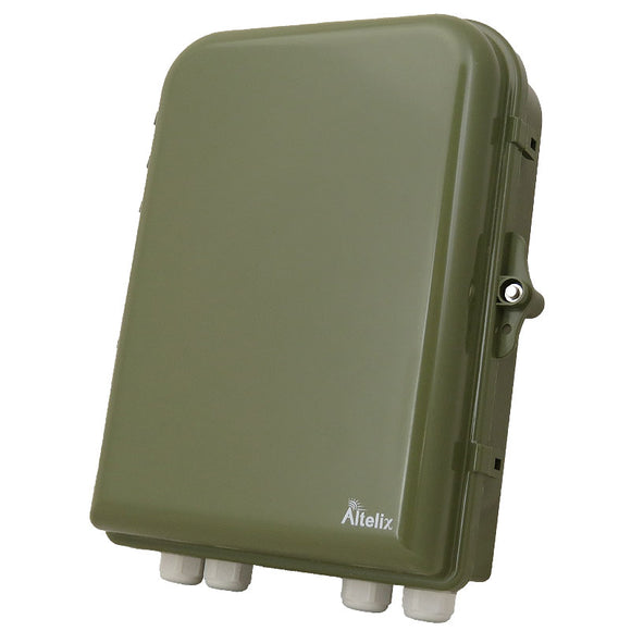 Altelix 13x10x4 Pole Mount IP66 NEMA 4X PC+ABS Weatherproof Utility Box with Hinged Door