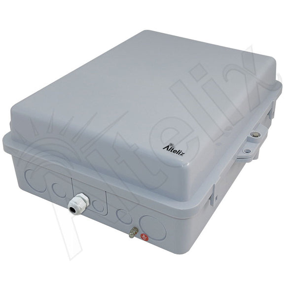 Altelix 14x11x5 Polycarbonate + ABS Weatherproof NEMA Enclosure with 100-240 VAC Universal Power Outle