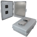 Altelix 14x11x5 Polycarbonate + ABS Vented Weatherproof NEMA Enclosure with Aluminum Mounting Plate-1