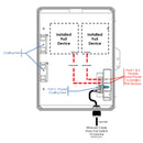 Altelix Ceiling Mount Enclosure - PoE Powered Polycarbonate + ABS with Cooling Fans-3