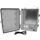 Altelix 14x11x9 Polycarbonate + ABS NEMA 4X Enclosure with Aluminum Equipment Mounting Plate, 120 VAC Outlets & Power Cord-8