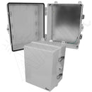 Altelix 14x11x9 Polycarbonate + ABS NEMA 4X Enclosure with Aluminum Equipment Mounting Plate-1