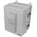 Altelix 14x11x9 Polycarbonate + ABS Vented RF Transparent Outdoor WiFi Enclosure with No-Drill PVC Equipment Mounting Plate, 120 VAC Outlets & Power Cord-6