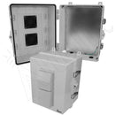 Altelix 14x11x9 Polycarbonate + ABS Vented Enclosure with Aluminum Equipment Mounting Plate-1