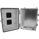Altelix 14x11x9 Polycarbonate + ABS Vented Enclosure with Aluminum Equipment Mounting Plate-6