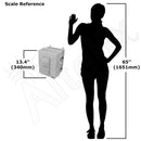 Altelix 14x11x9 Polycarbonate + ABS Vented RF Transparent Outdoor WiFi Enclosure with No-Drill PVC Equipment Mounting Plate-10