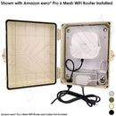 Altelix WiFi Enclosure for Amazon eero¬Æ Pro 6 and Pro 6E with 120VAC Outlet and Power Cord-1