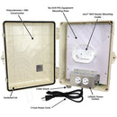 Altelix WiFi Enclosure for Amazon eero® Router with 120VAC Outlet and Power Cord-4