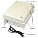 Altelix WiFi Enclosure for Amazon eero® Router with 120VAC Outlet and Power Cord-5