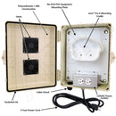 Altelix Weatherproof Vented WiFi Enclosure for Amazon eero¬Æ Pro 6 and Pro 6E with 120VAC Outlet and Power Cord-2