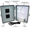 Altelix Weatherproof Vented Enclosure for Arris® SURFboard® S33 DOCSIS® 3.1 Cable Modem with 120VAC Outlets and Power Cord-3