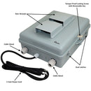 Altelix Weatherproof Vented Enclosure for Arris® SURFboard® S33 DOCSIS® 3.1 Cable Modem with 120VAC Outlets and Power Cord-2