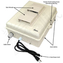 Altelix Weatherproof Vented WiFi Enclosure for Amazon eero® Router with 120VAC Outlet and Power Cord-5