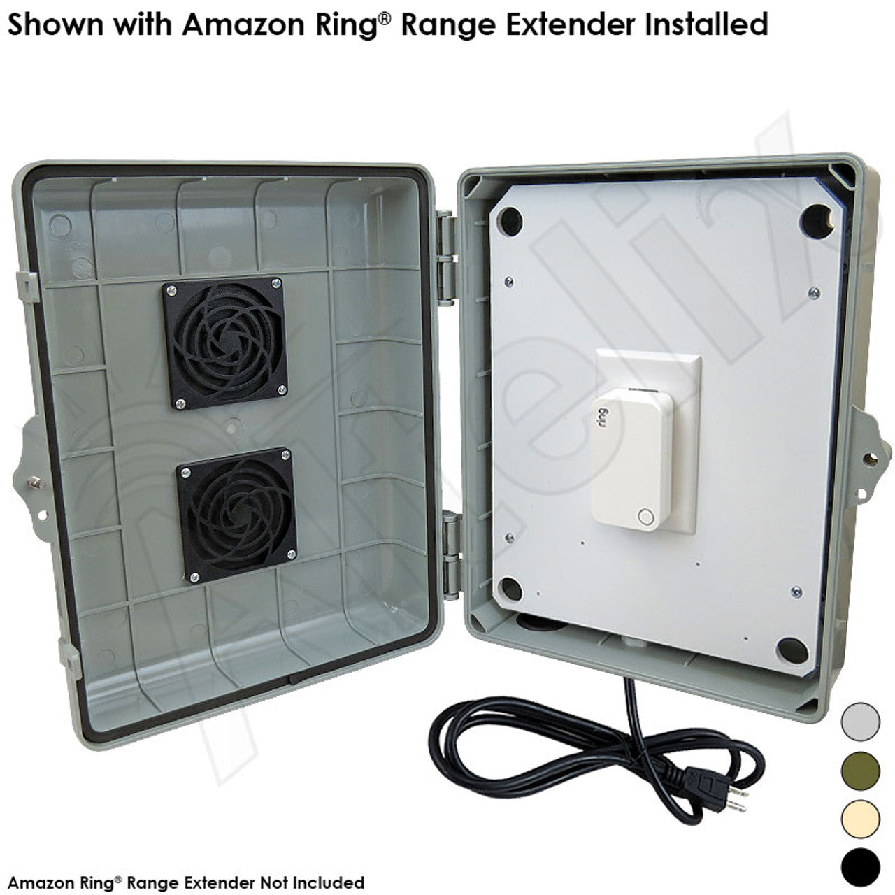 Altelix Weatherproof Vented Enclosure for Amazon Ring¬Æ Range Extender