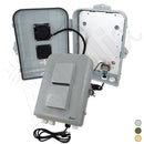 Altelix 15x10x5 Polycarbonate + ABS Vented Weatherproof Enclosure with 120VAC Cooling Fan, Power Terminal & Power Cord-1