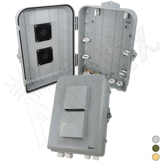 Altelix 15x10x5 Polycarbonate + ABS Vented Weatherproof Enclosure