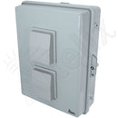 Altelix 17x14x6 Vented Polycarbonate + ABS Weatherproof NEMA Enclosure with 100-240 VAC Universal Power Outlet-4