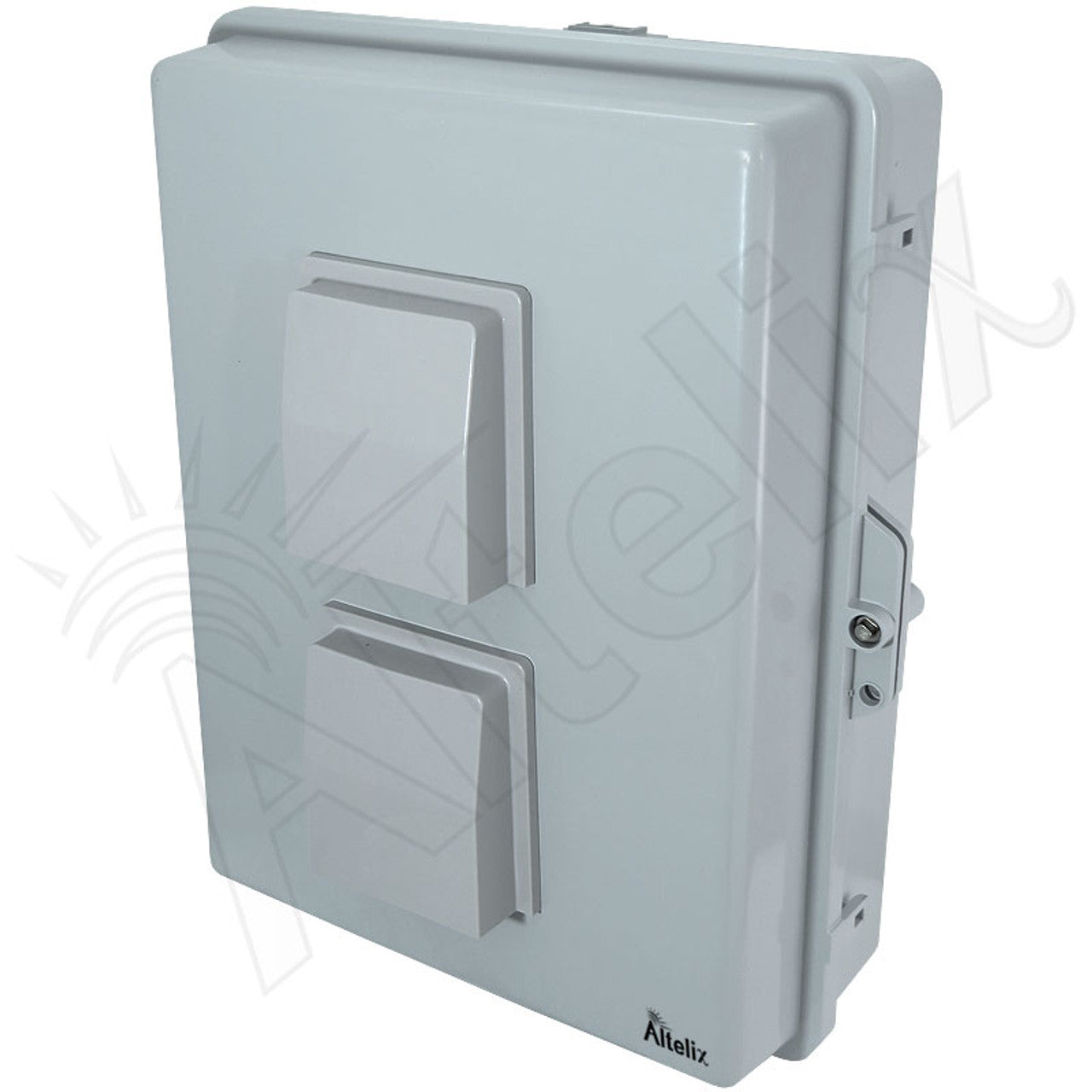 Altelix 17x14x6 Vented DIN Rail Polycarbonate + ABS Weatherproof NEMA Enclosure