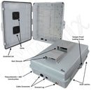 Altelix 17x14x6 PC + ABS Weatherproof Vented NEMA Enclosure with Hinged Door-2