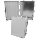 Altelix 17x14x7 Polycarbonate + ABS NEMA 4X Enclosure with Aluminum Equipment Mounting Plate-2