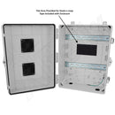 Altelix 17x14x7 Polycarbonate + ABS Vented DIN Rail Enclosure-2