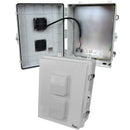 Altelix 17x14x7 Polycarbonate + ABS Vented Enclosure with Aluminum Equipment Mounting Plate and DC Cooling Fan-2