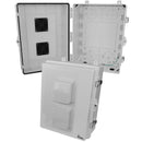 Altelix 17x14x7 Polycarbonate + ABS Vented RF Transparent Outdoor WiFi Enclosure-1