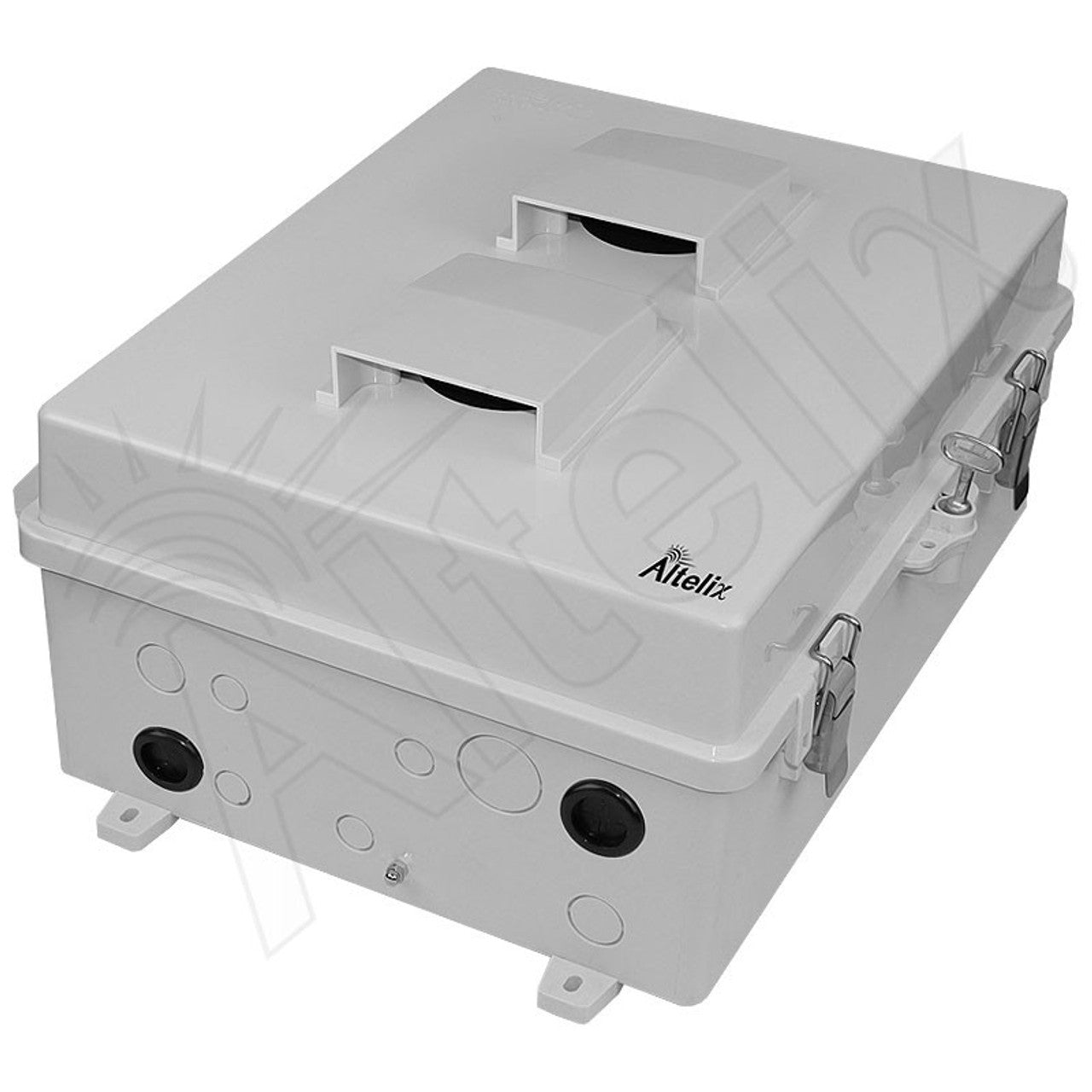 Altelix 17x14x7 Polycarbonate + ABS Vented DIN Rail Enclosure