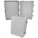 Altelix 17x14x7 Polycarbonate + ABS NEMA 4X RF Transparent Outdoor WiFi Enclosure-1