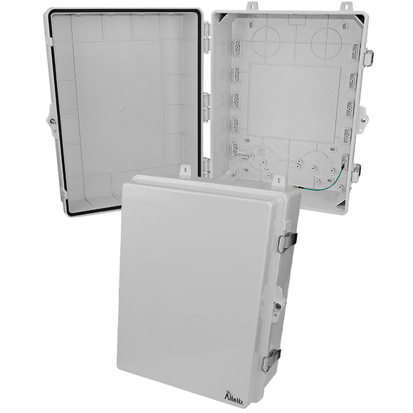 Altelix 17x14x7 Polycarbonate + ABS NEMA 4X RF Transparent Outdoor WiFi Enclosure