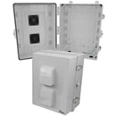 Altelix 17x14x9 Polycarbonate + ABS Vented RF Transparent Outdoor WiFi Enclosure-1