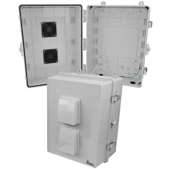 Altelix 17x14x9 Polycarbonate + ABS Vented RF Transparent Outdoor WiFi Enclosure