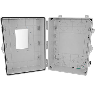 Altelix Windowed Enclosure - Polycarbonate + ABS NEMA 4X Weatherproof Enclosure with Window
