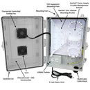 Altelix Fan Cooled Weatherproof Starlink® Gen 3 Enclosure with with 120 VAC Outlets and Power Cord-2